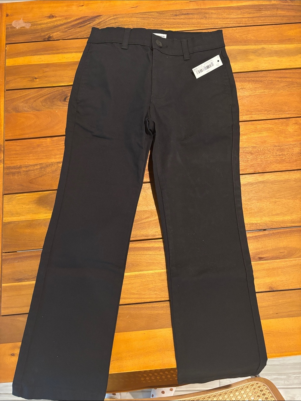 Amazon Essentials Boys Black Straight Dress Pants